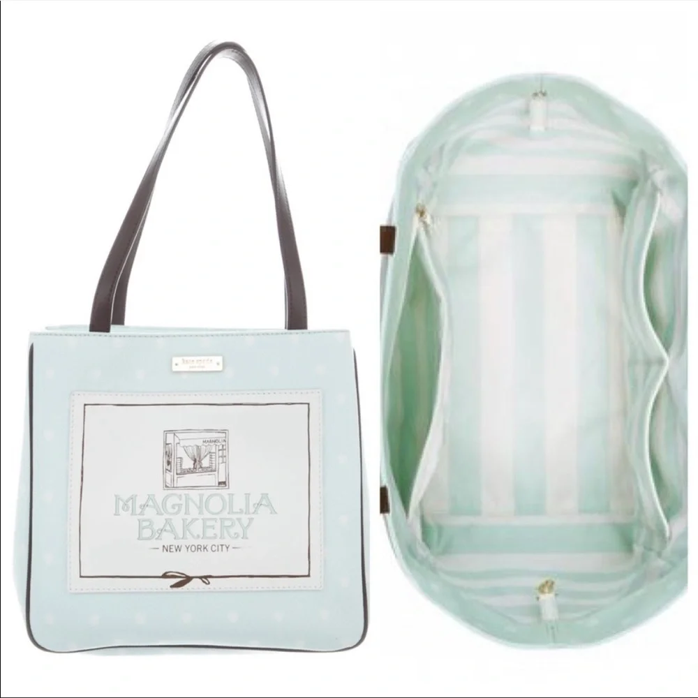 Kate Spade Magnolia Bakery Polka Dot Tote Bag